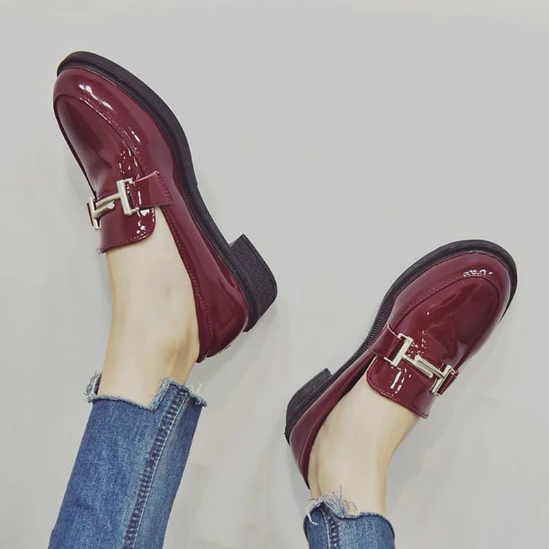 SEPATU WANITA OXFORD / SEPATU DOCMART LOAFERS PREMIUM 002