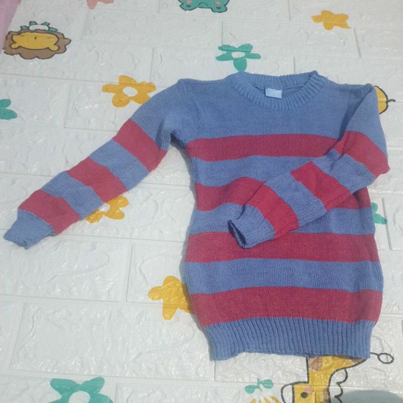 kaos sweater anak rajut 1-3 tahun Disney