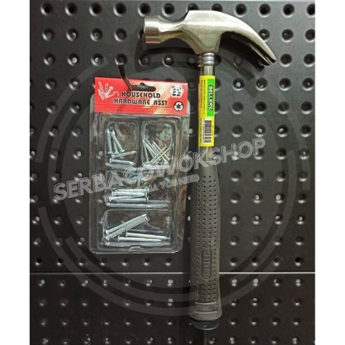 Sellery Palu Kambing 16 Oz Claw Hammer Gg Karet Bonus Paku Beton Set Termurah Berkualitas