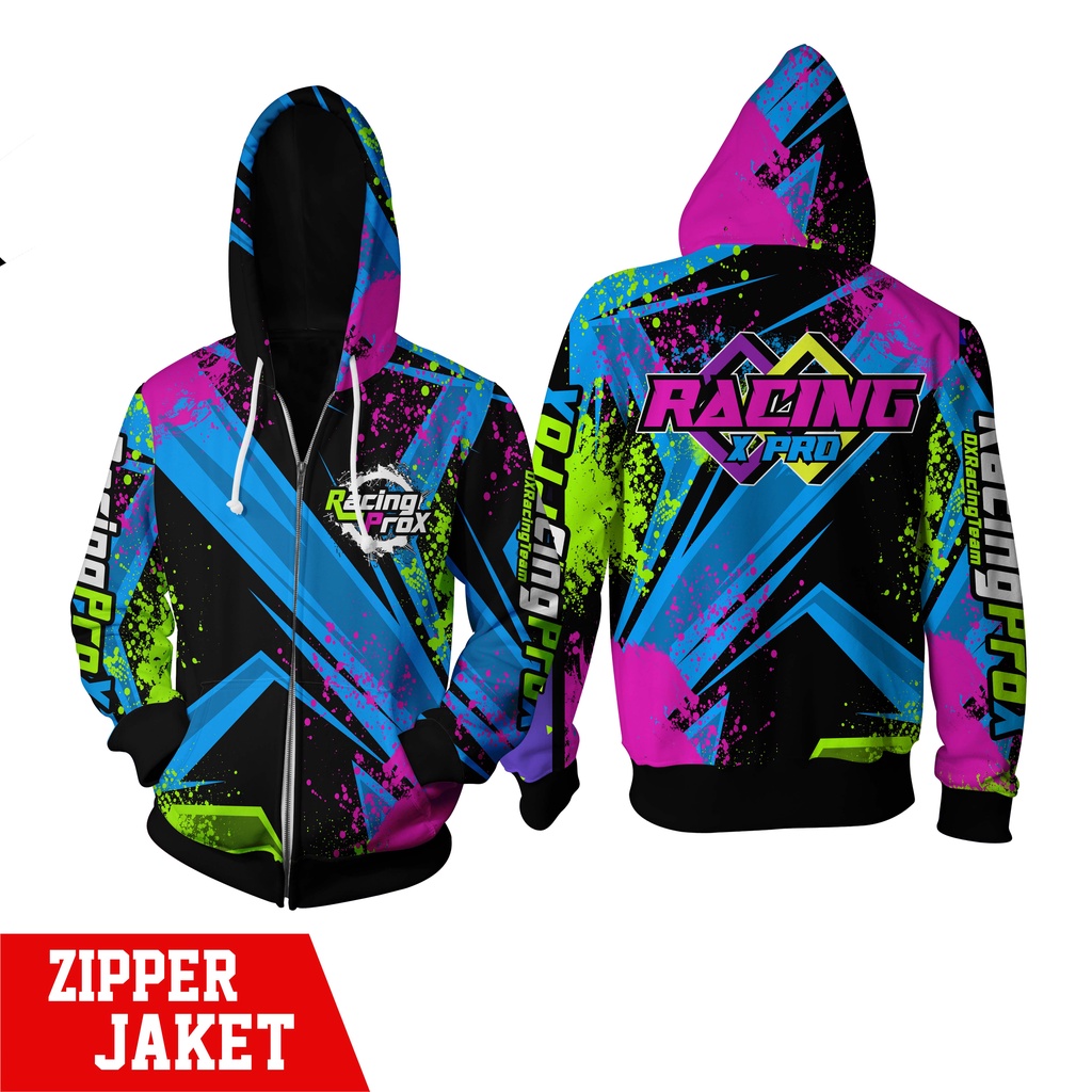 ZIPPER  JAKET RACING PROX SERIES SIX FULLPRINT