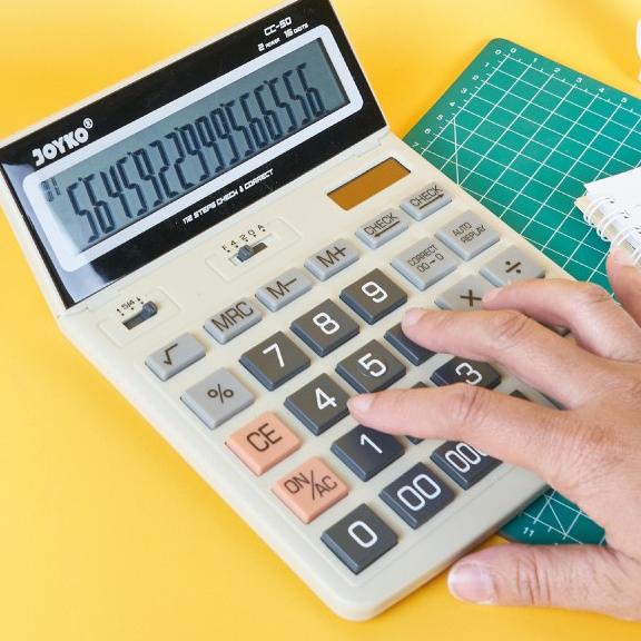 

OD0⋆ Calculator Kalkulator Joyko CC-50 16 Digits TERBARU