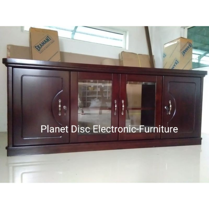 Bufet TV kayu Solid  Lemari TV  Lemari Buku  Rak TV