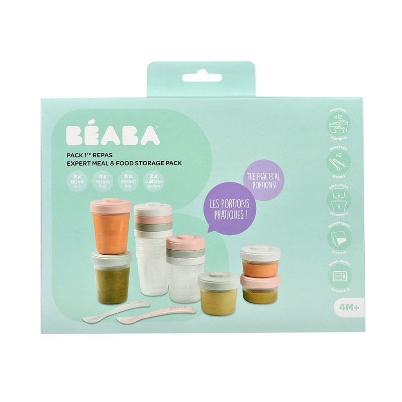 Beaba Expert Meal &amp; Food Storage Pack - Wadah Makanan Bayi