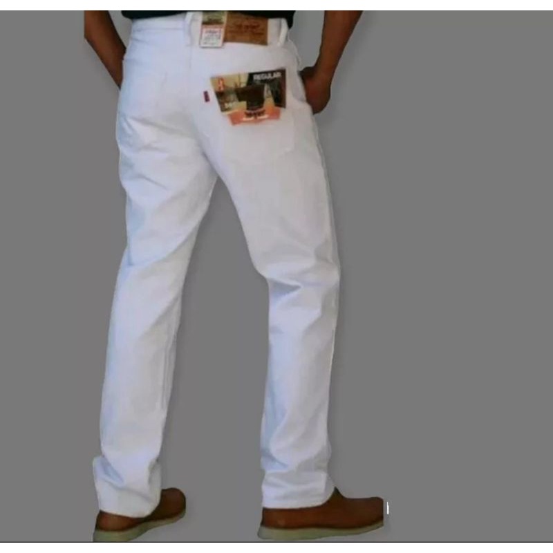 celana panjang levis putih
