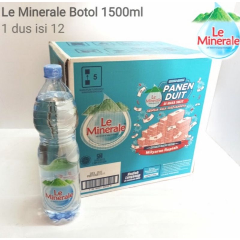 

Le Minerale 1500mL (isi 12 pcs)