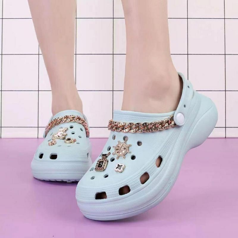 SANDAL FASHION WANITA BAE 5188-2 FREE CHAIN and JIBBITZ