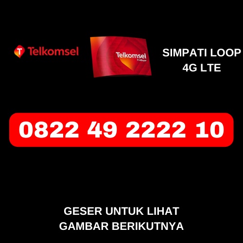 Nomor Cantik Telkomsel - Nomor Cantik Simpati - Nomer Cantik Telkomsel - Nomer Cantik Simpati Loop 4G LTE Kwartet 2222