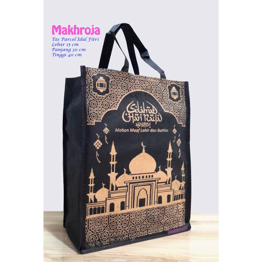 

Tas Pita Kotak Parcel Lebaran Idul Fitri Hitam