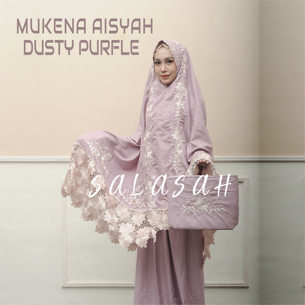 Mukena Bordir Mewah Terbaru 2021 Mukena Aisyah Sutra mukena renda
