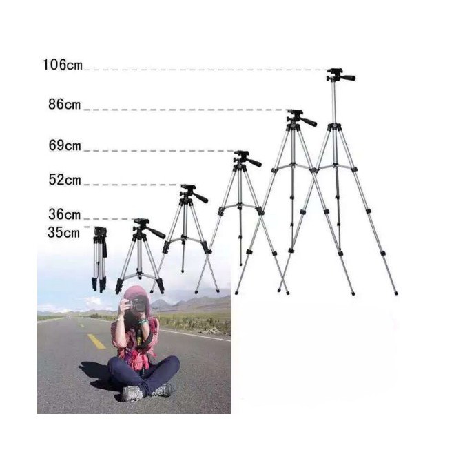 Tripod 1 Meter 3110 Free Holder Tripod Kamera HP 1 M