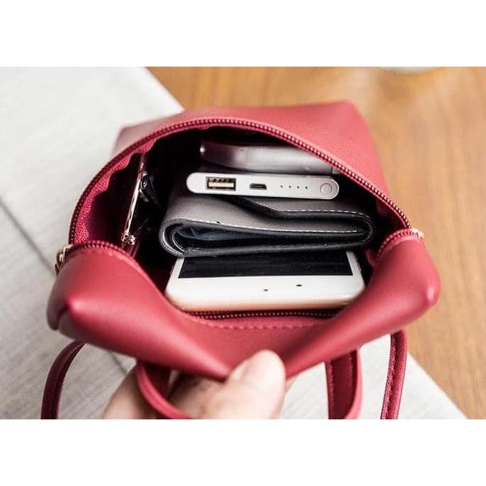 Tas Selempang Wanita Tas Handphone Tas Hp Model Terbaru - Hitam