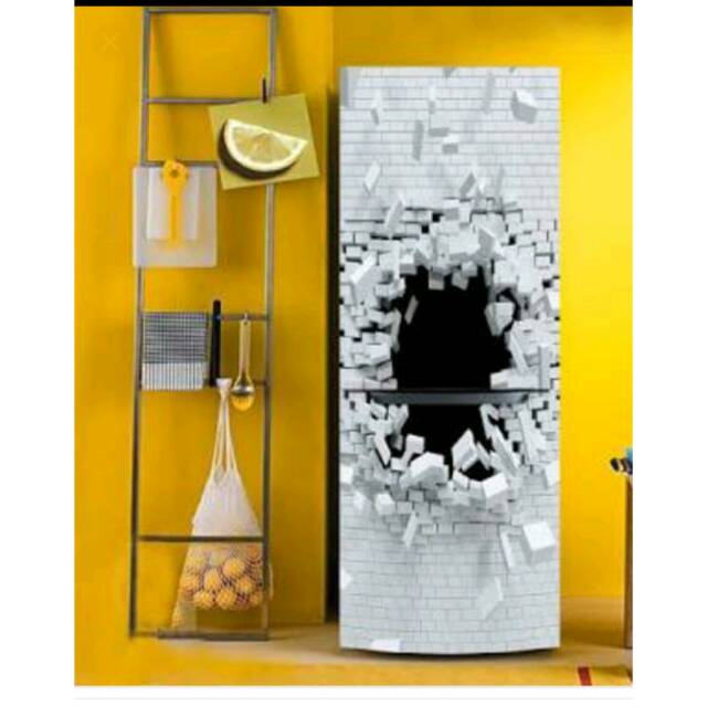 Sticker kulkas 2 pintu