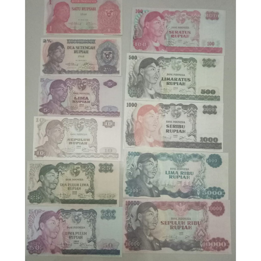 SET LENGKAP SUDIRMAN 1-10.000 RUPIAH | SET MAHAR NIKAH