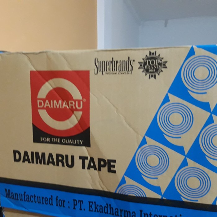 

Jual Lakban Daimaru Opp Bening Dan Coklat 48Mmx90Yard Bagus