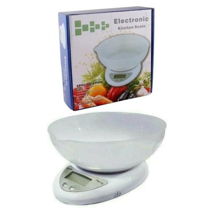 Timbangan Dapur Kue Mangkok Digital 5Kg Electronic Kitchen Scale Murah