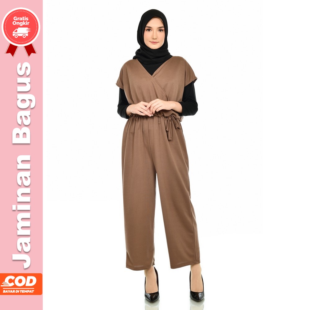 Jumsuit Jamsuit Wanita Baju Jumpsuit Wanita Hijab Baju Overall Wanita Outfit Wanita Kekinian Baju Oo