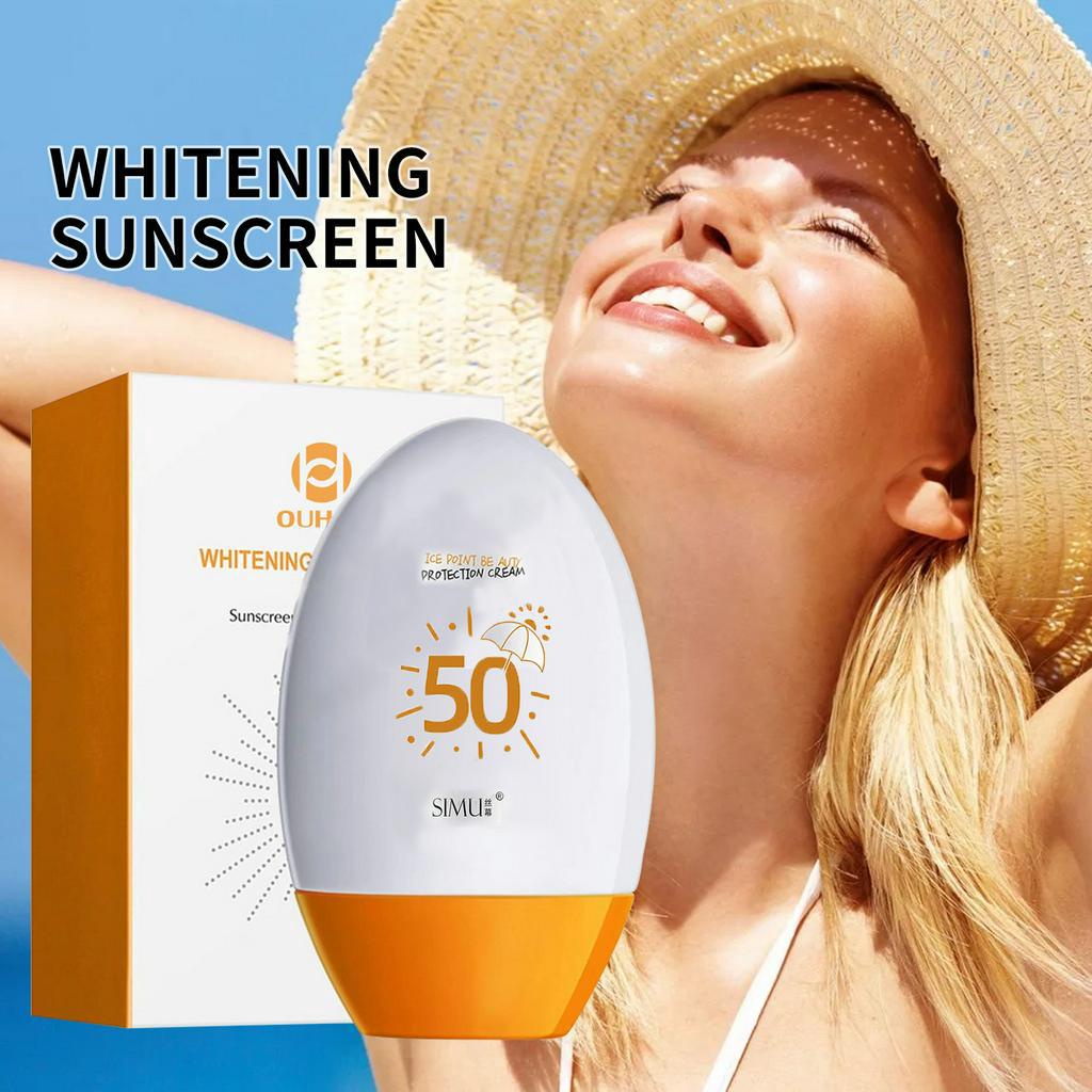 Tabir surya SPF50+ perlindungan UV berdaya tinggi produk perawatan kulit musim panas dua-dalam-satu  Sunscreen SPF 50 PA++++