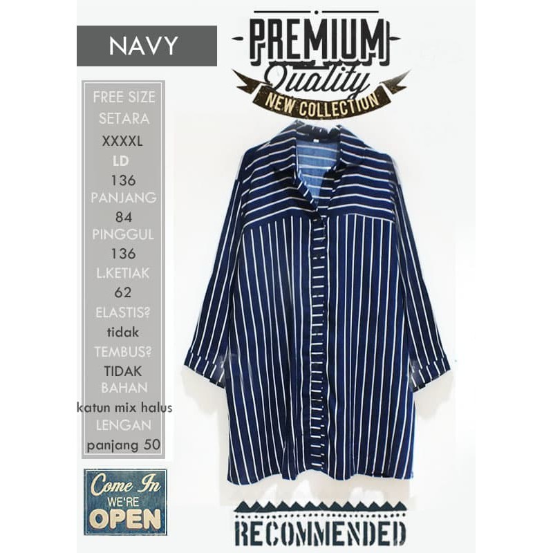 Kemeja Wanita Model Kerah Tinggi Lengan Pendek Dengan Potongan