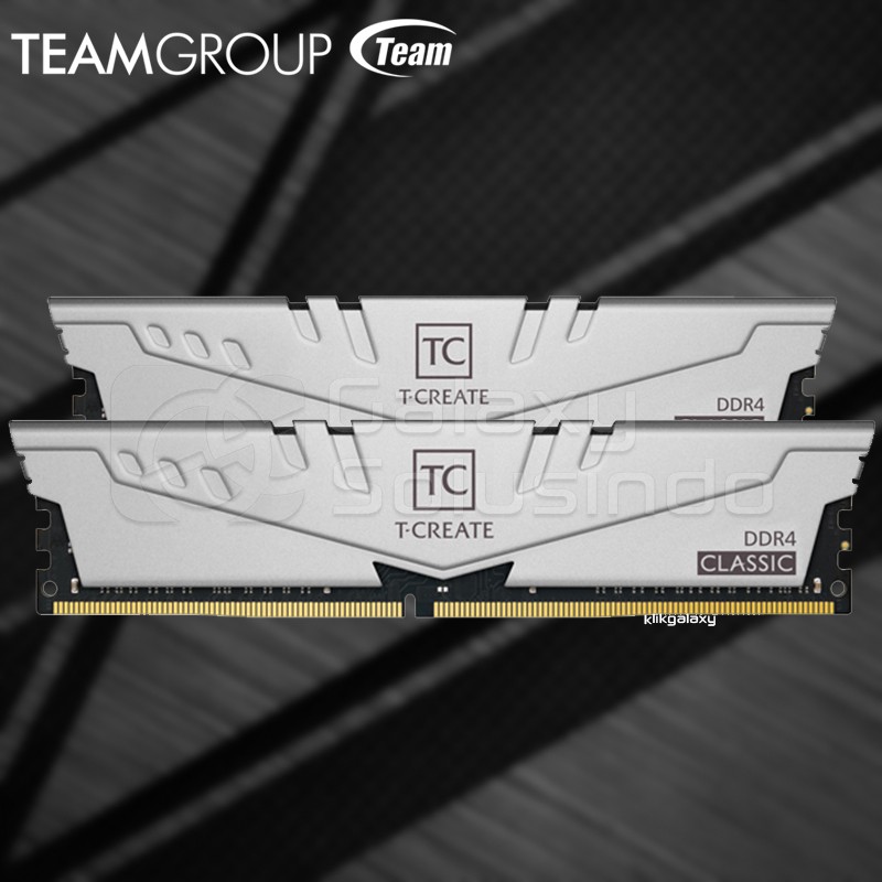 TEAM T-Create Classic (8GB x 2) 16GB DDR4 kit 3200MHz - Silver