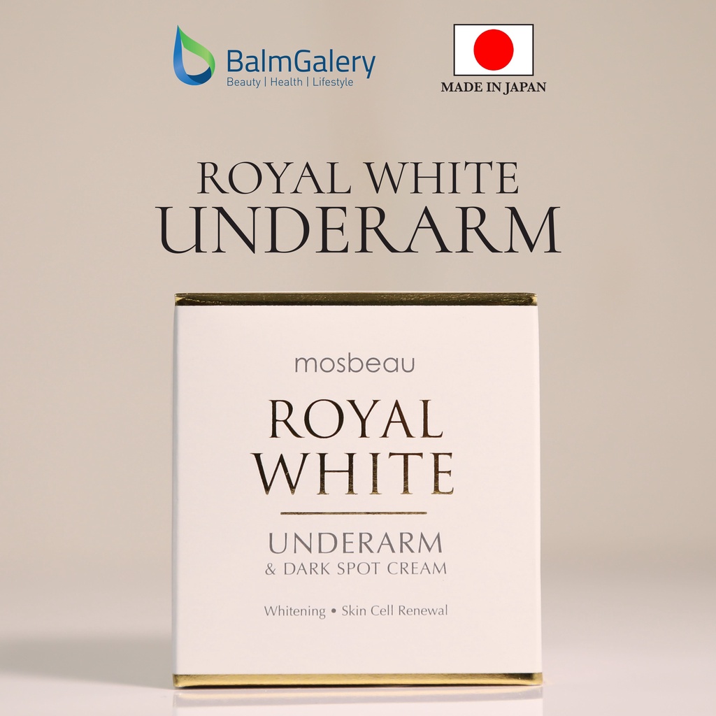 Mosbeau Royal White Underarm &amp; Dark Spot Cream - Pemutih Ketiak &amp; Lipatan - 50g