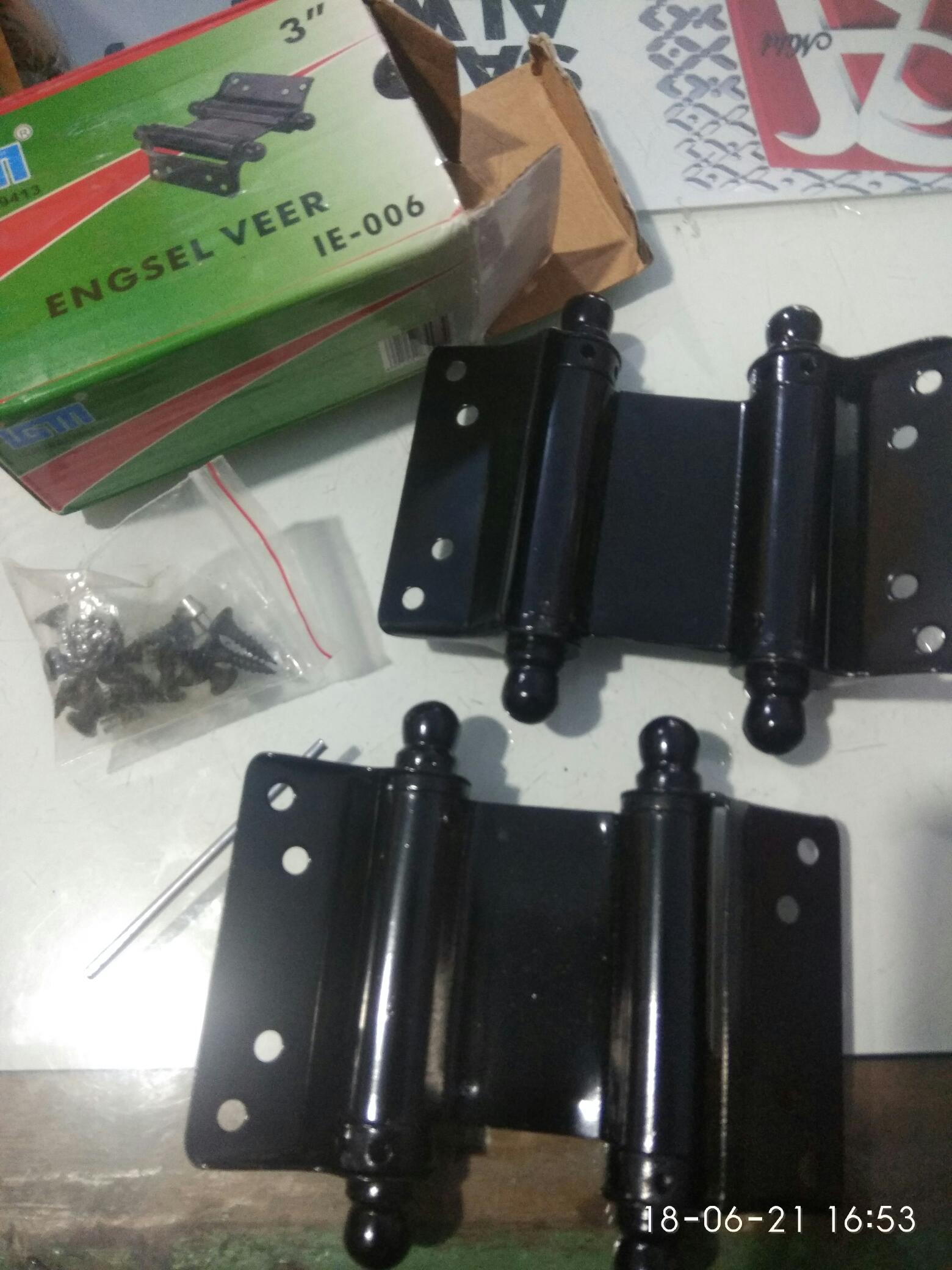 Engsel Koboi Koboy Bolak Balik Pintu Dua Arah Perveer 3 Inch Murah