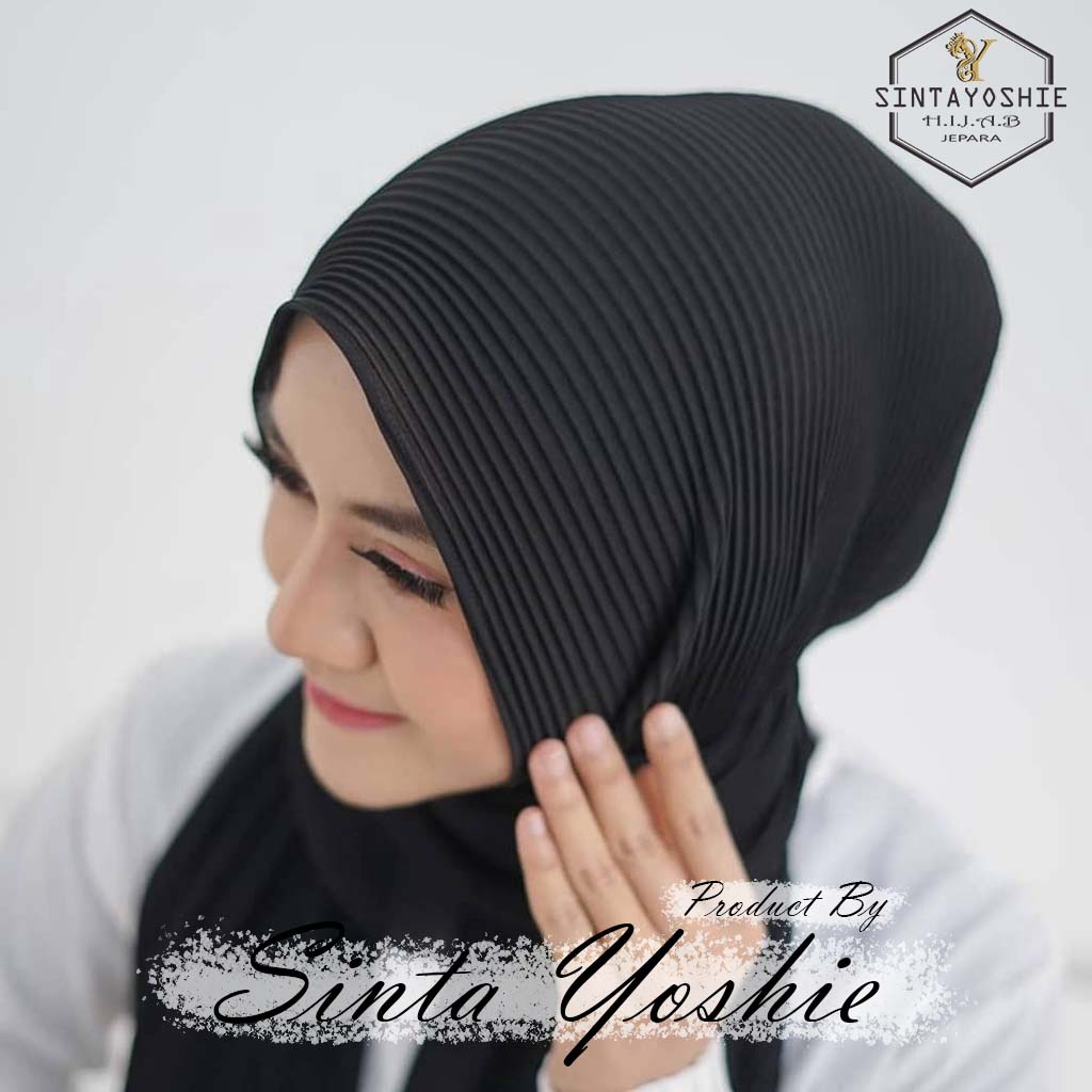 SintaYoshie-HIJAB PASHMINA PLISKET FULL LIDI DIAMOND PREMIUM [180x75]