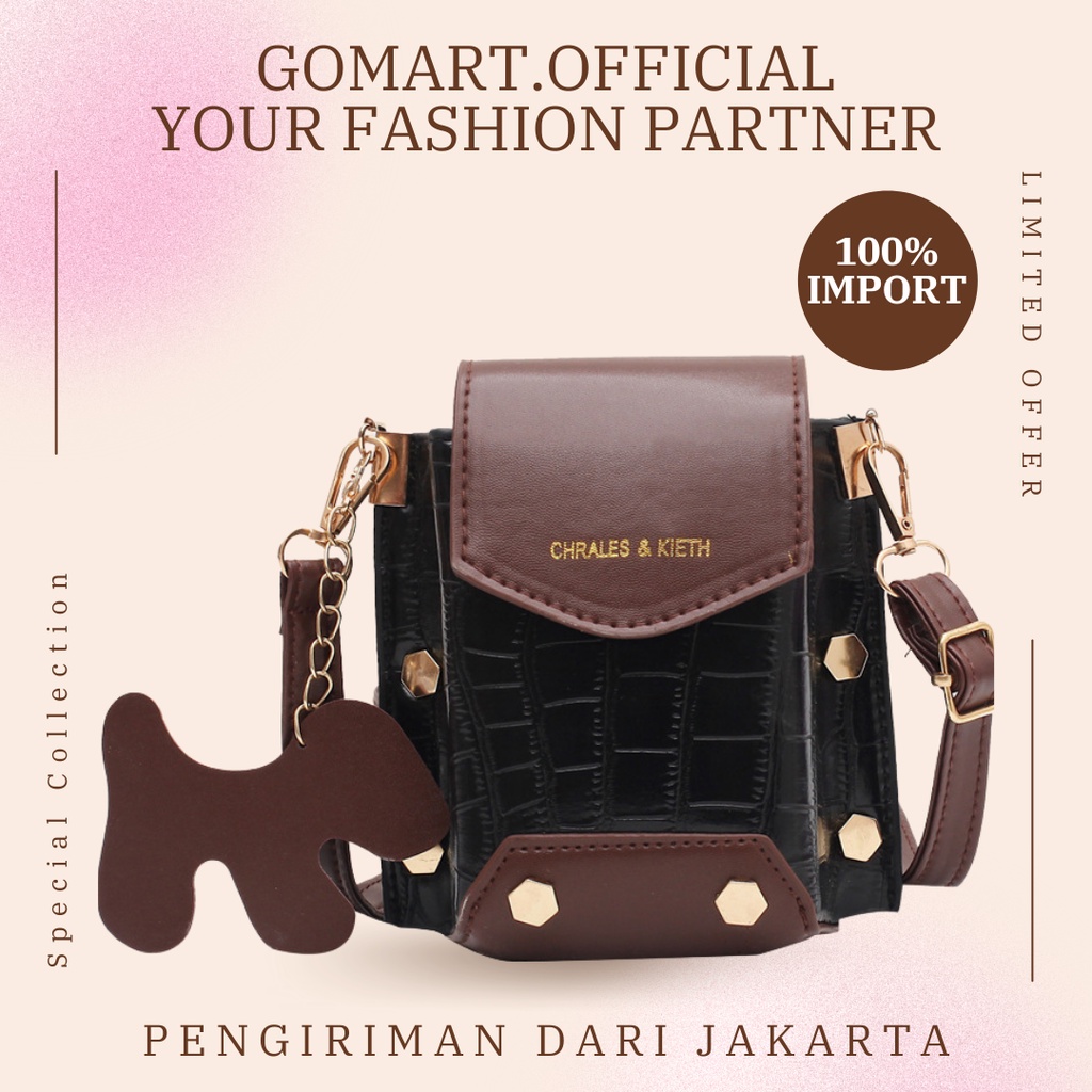 Tas Selempang Wanita Mini Import Model Terbaru 2021 - Tas Fashion Wanita Mini Import Kekinian [SL65]