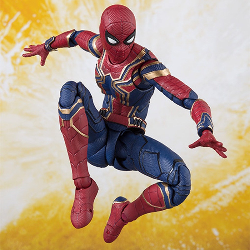 Mainan Action Figure Marvel The Avengers 3 Infinity WarPVC Spiderman Dapat Bergerak Untuk Anak