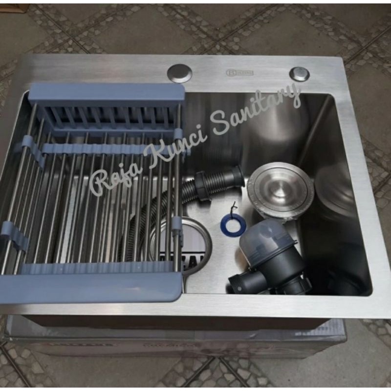 Kitchen Sink 5040 ONAN Golden Hand/BOLZANO CANNES/Paket Lengkap Kitchen Sink 5040 Stainless