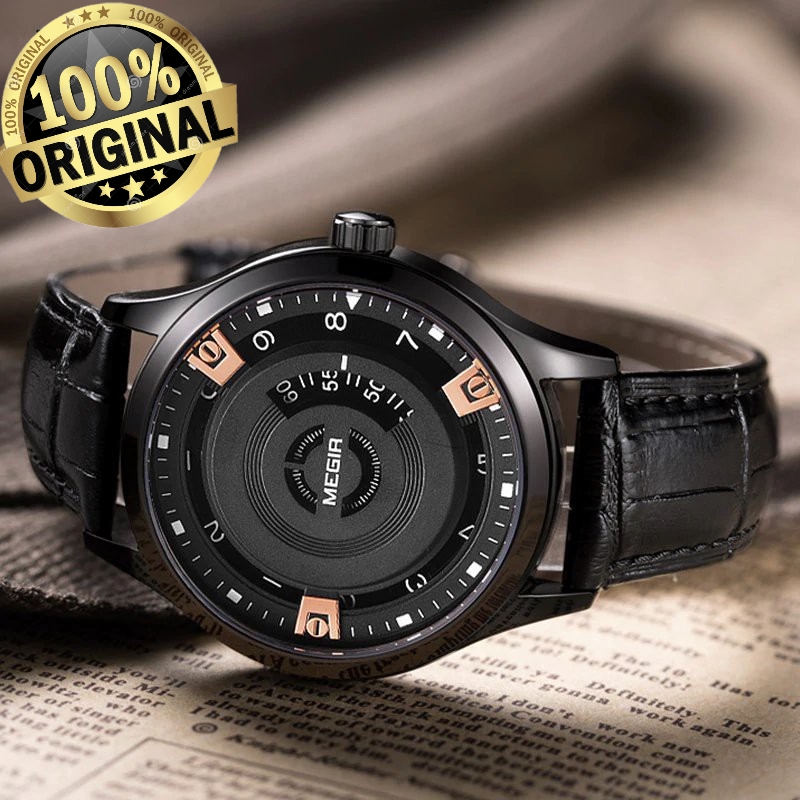 MEGIR ML1067 ORIGINAL Jam Tangan MEGIR Pria Analog Raff