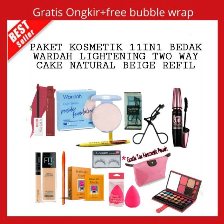 maybelline - paket make up - paket make up murah - paket kosmetik lengkap - paket make up maybeline 