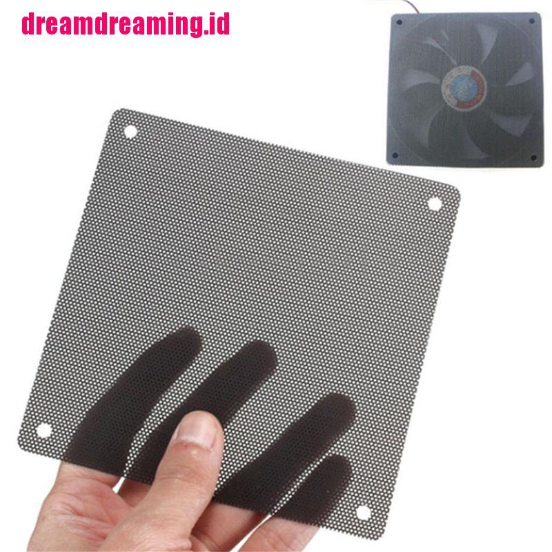 5pcs Filter Debu Bahan PVC Warna Hitam Untuk Komputer