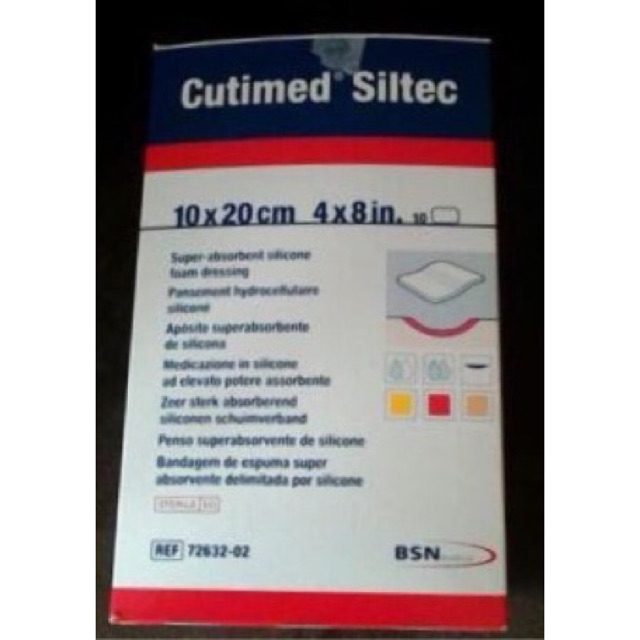 Cutimed siltec 10cm x 20cm