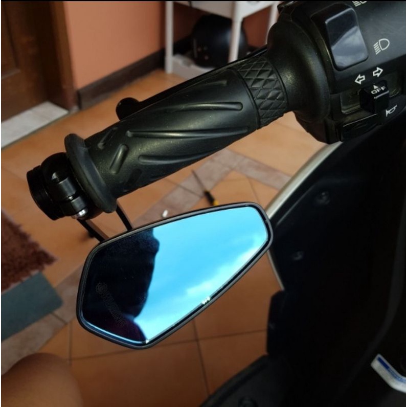 spion jalu oval cnc spion bar end universal fazzio vespa beat mio scoopy genio vario dll