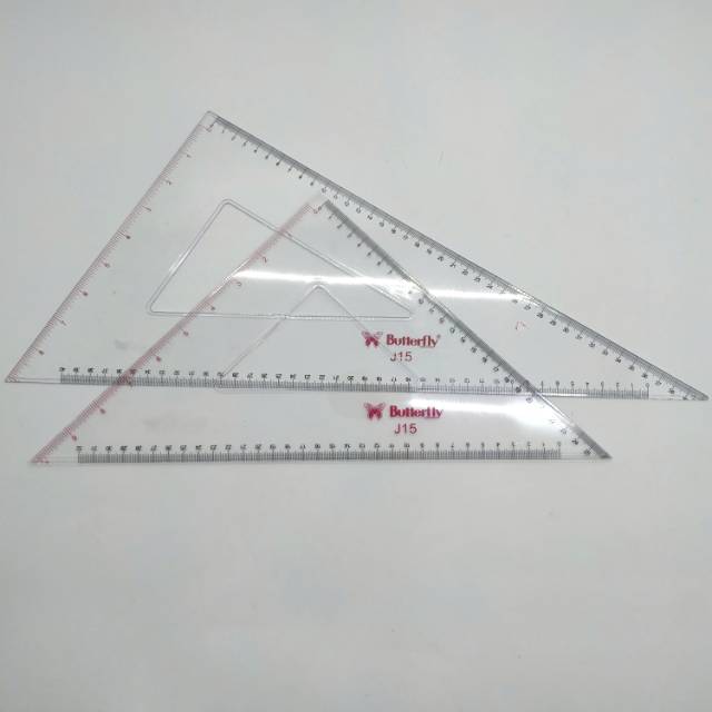 Penggaris segitiga set J15