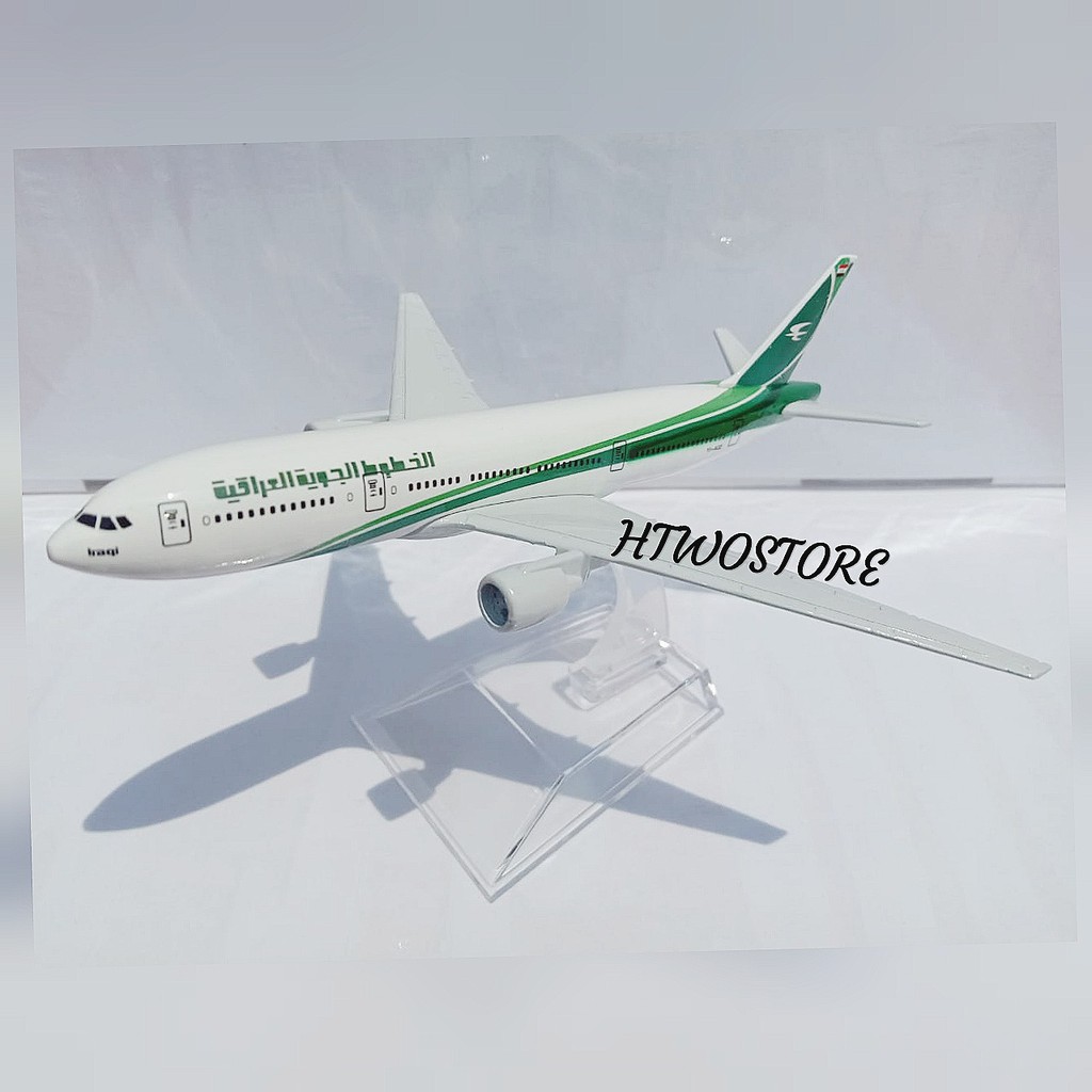Mainan Die Cast Miniatur Pesawat Iraq Iraqi Airways Boeing B727