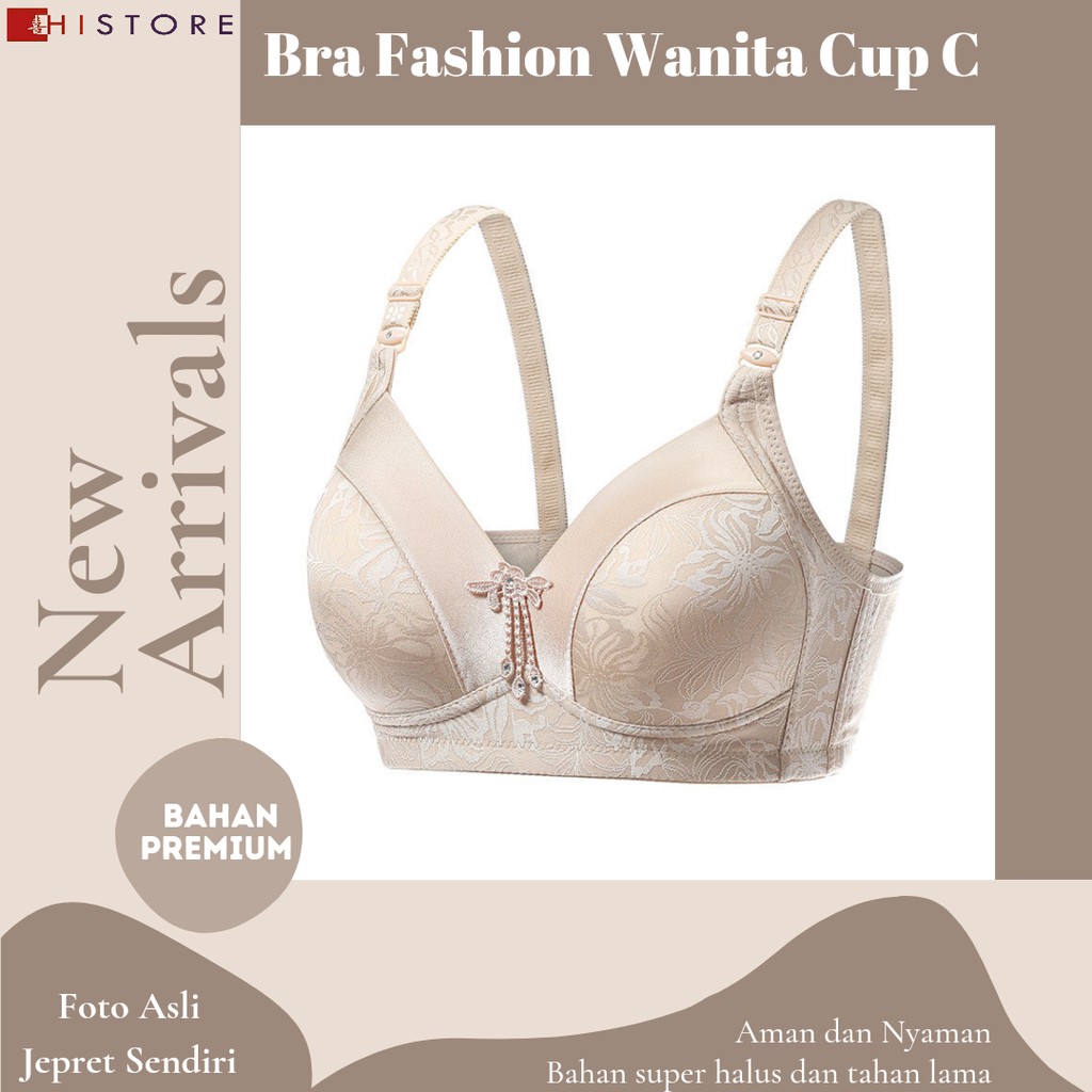 [HI]Bra BH JUMBO CUP C Fashion Wanita Bra wanita Premium BH Busa Tipis Tanpa Kawat Sangat Nyaman 888