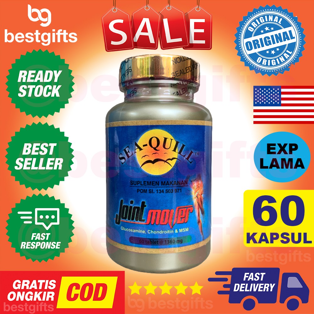 SEA-QUILL SEAQUILL SEA QUILL JOINT MOVER 1500 MG GLUCOSAMINE CHONDROITIN MSM SENDI TULANG 60 TABLET