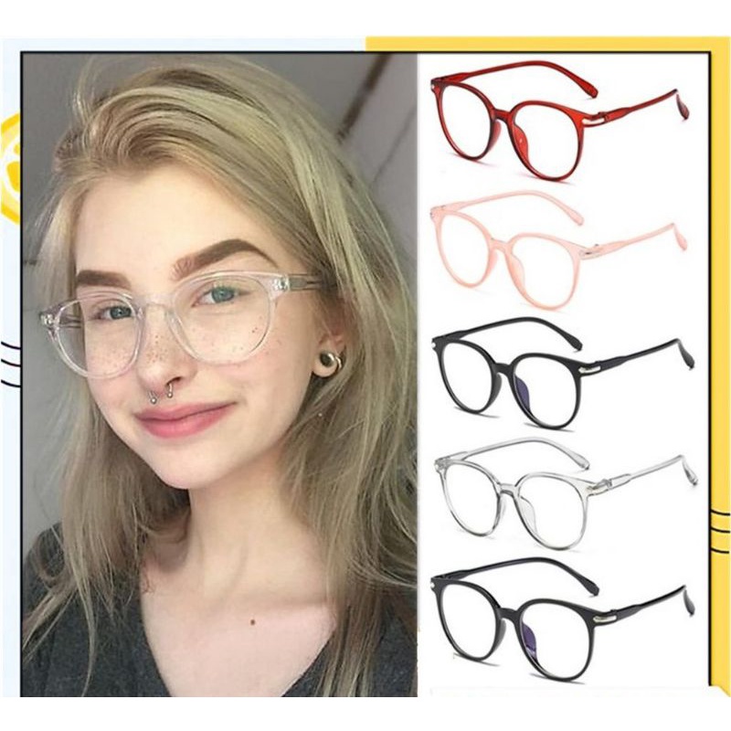 HC KACAMATA ANTI RADIASI KACA MATA 15959 Wanita Pria Frame Sunglasses Lensa