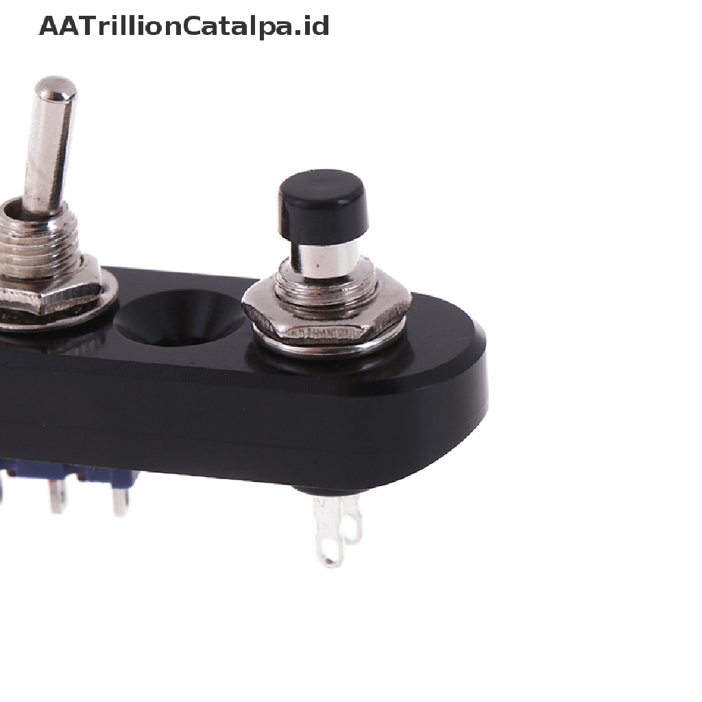 (AATrillionCatalpa) Saklar on-off Lampu Sein / Klakson Bahan CNC Untuk Stang Motor