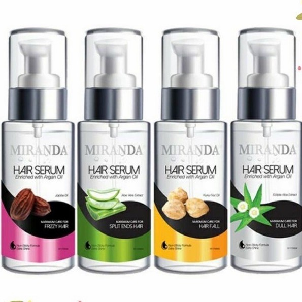 ★ BB ★ Miranda Hair Serum (Serum Rambut) 100ml - Eclipta Alba - Kukui Nut - Jojoba Oil - Aloe Vera