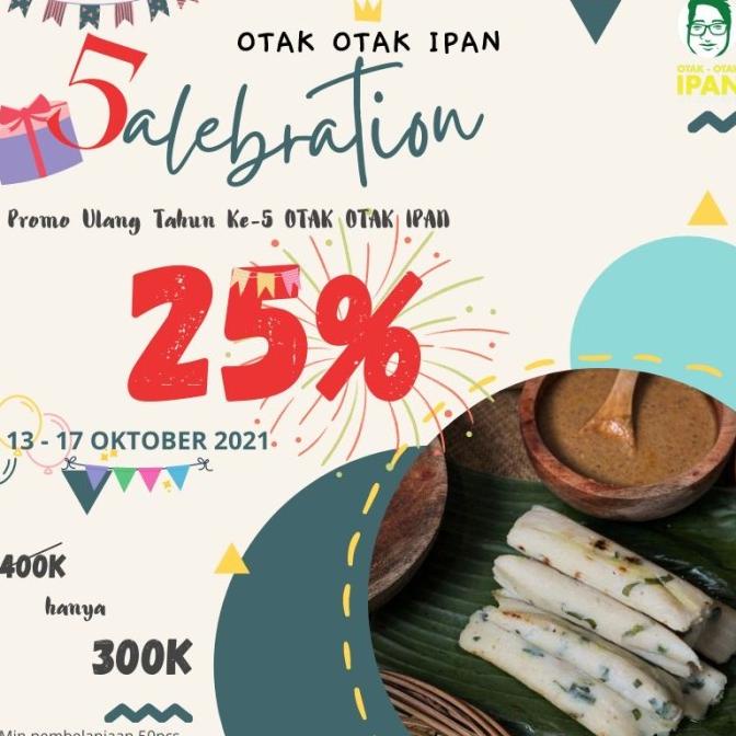 

paket promo otak otak ipan special ulangtahun