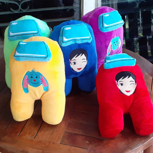 Bantal/Boneka Riska dan Si Gembul dan Karakter Game