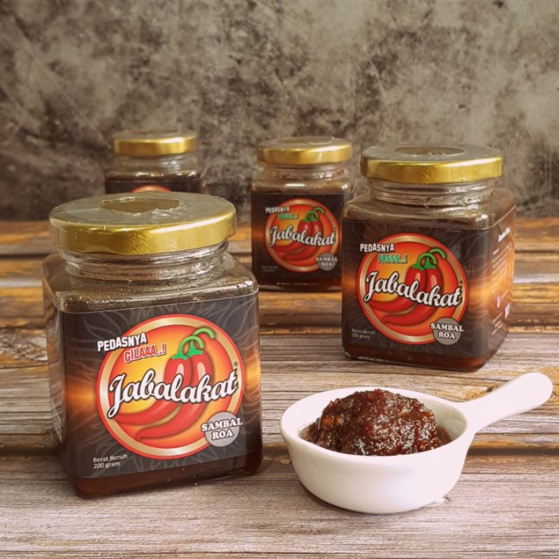 

Sambal Roa Jabalakat 200 gram