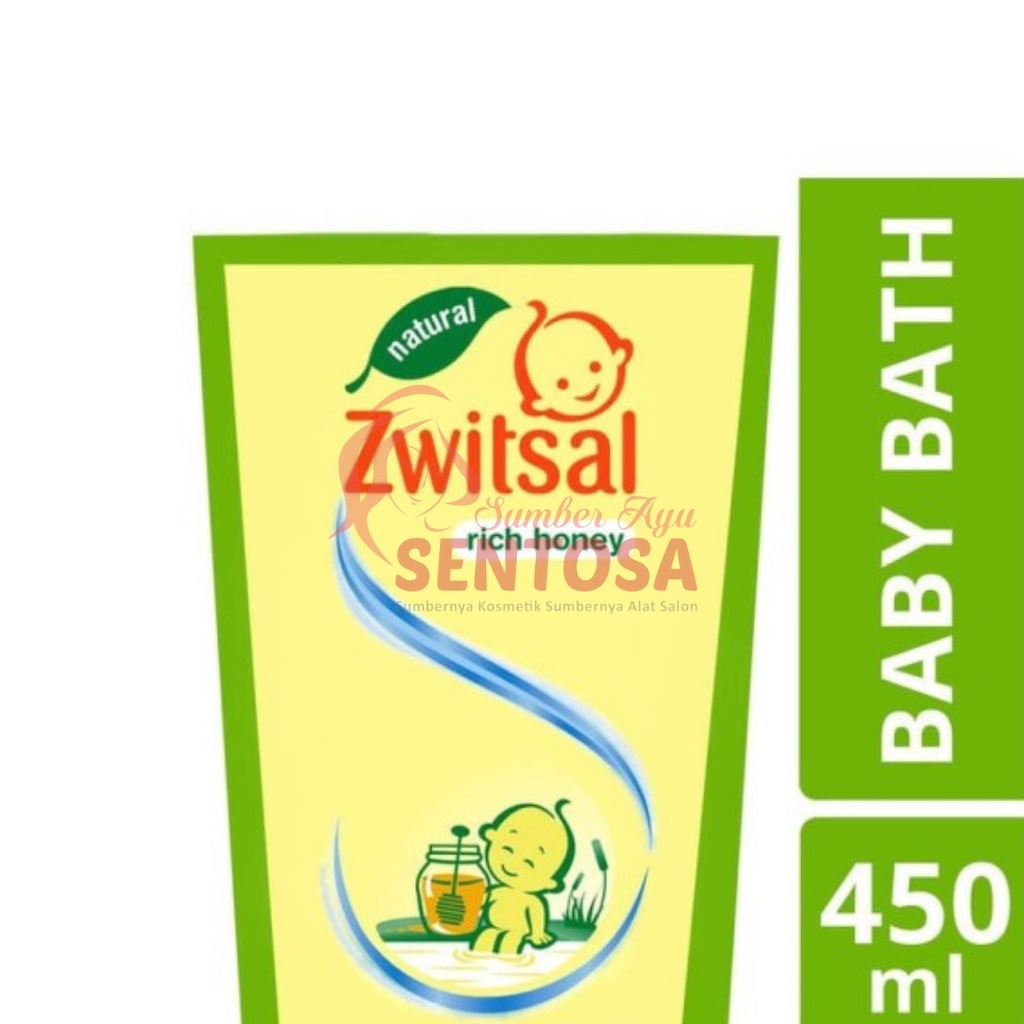 ZWITSAL BABY MILKY BATH RICH HONEY 450ML (REFILL)