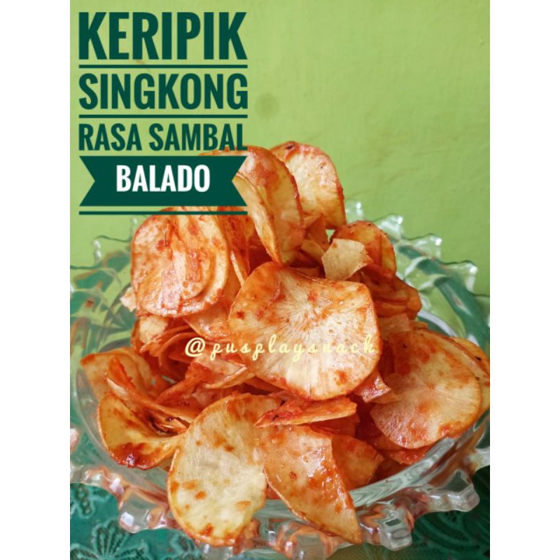

Keripik Singkong Balado | Kripik Singkong Original Makanan Ringan Lampung