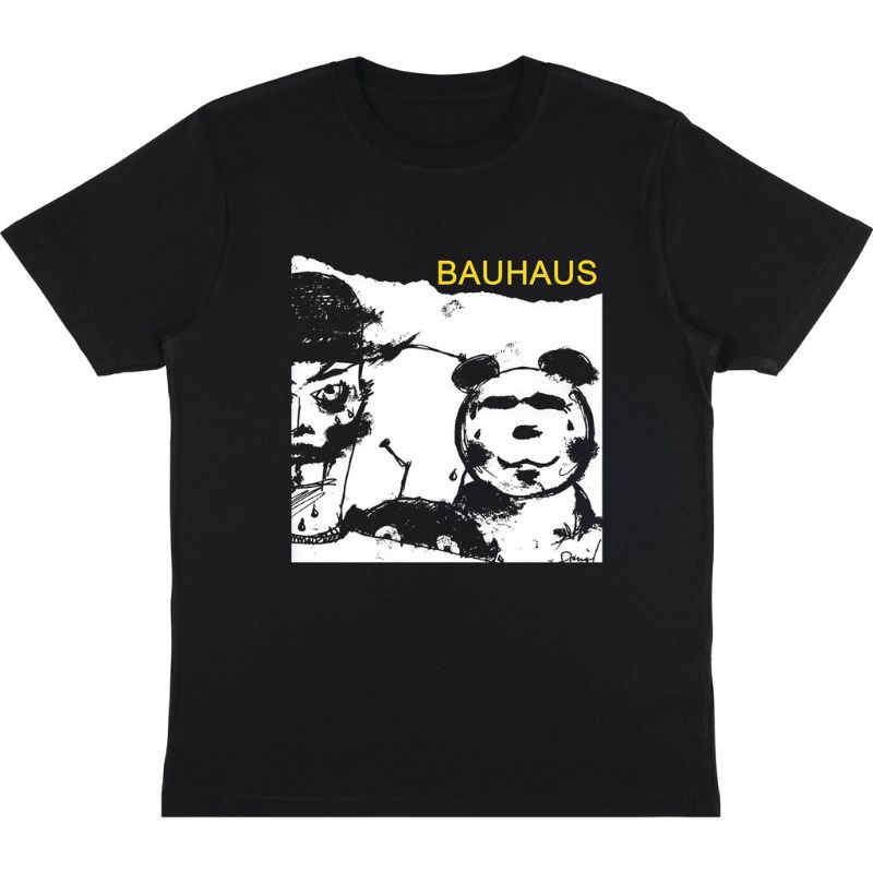 KAOS BAND ROCK BAUHAUS | KAOS BAJU BAND ROCK PUNK | T-SHIRT DISTRO PREMIUM PRIA