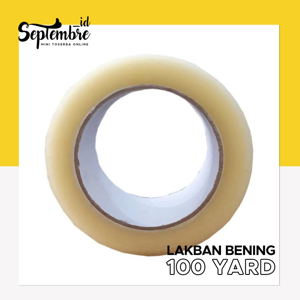 

Lakban Bening 100 Yard Isolasi Bening 100 Yard Selotip Bening 100 Yard