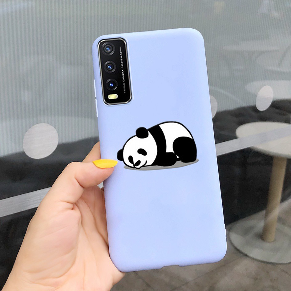 Soft Case Vivo Y20 Y20i Y30 Y50 Y30i Y11s Y12s Y20s 2021 2020 Casing Fashion Leopard Matte Cover Vivo 1938 1935 V2029 Case-TGzi1606