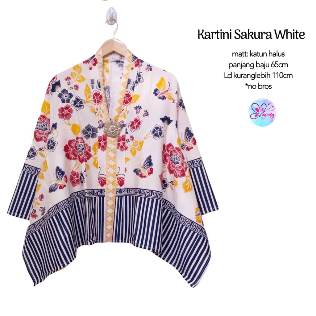 Blus Kartini katun batik solo atasan trendy